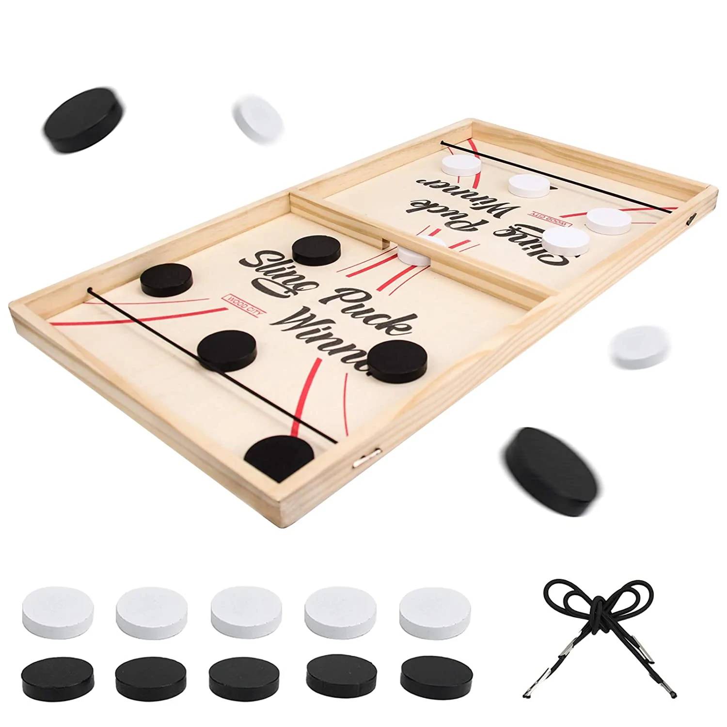 (🌲Early Christmas Sale- SAVE 48% OFF)Wooden Hockey Game(BUY 2 GET FREE SHIPPING)