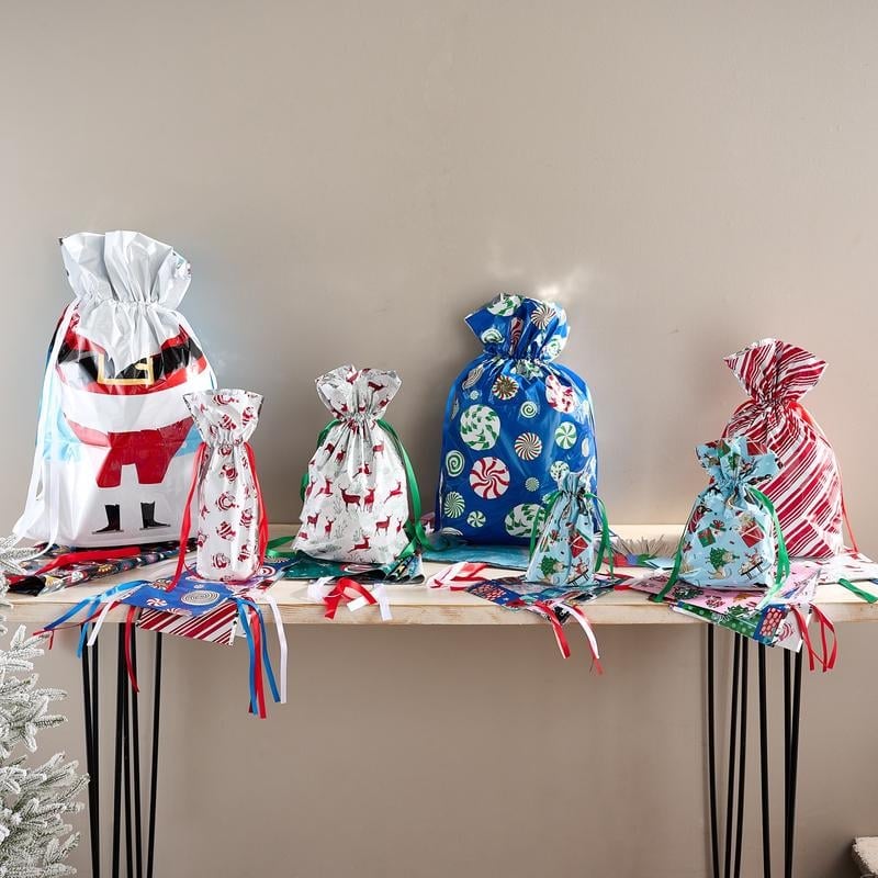 🎄Christmas Sales 50% OFF-MerryPouch Christmas Drawstring Gift Bags