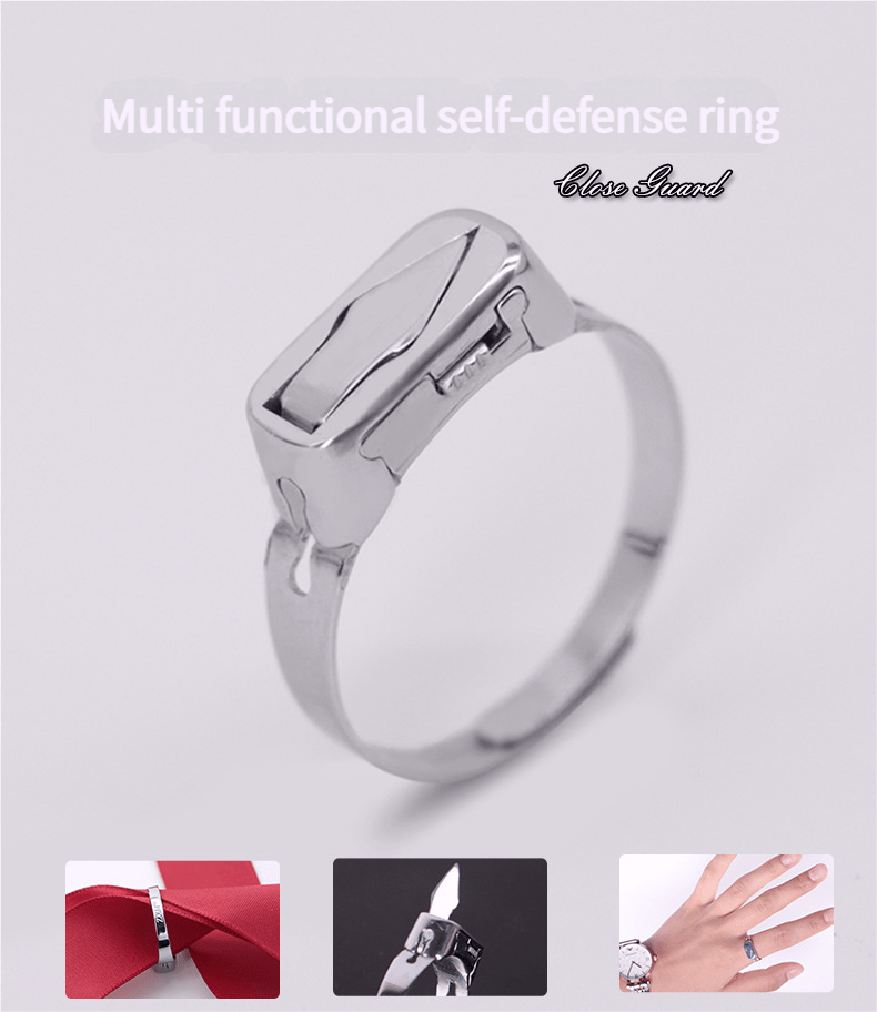 🎁Multi-Functional Ring – Stress Relief, Giftable & Self-Defense Ready