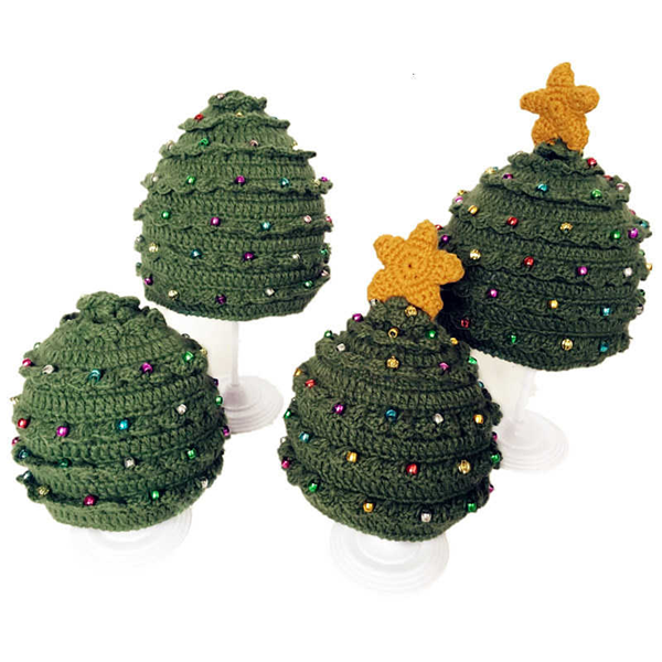 BUY 2 FREE SHIPPING - 🎄Christmas Tree Hand-Crocheted Hat🎄