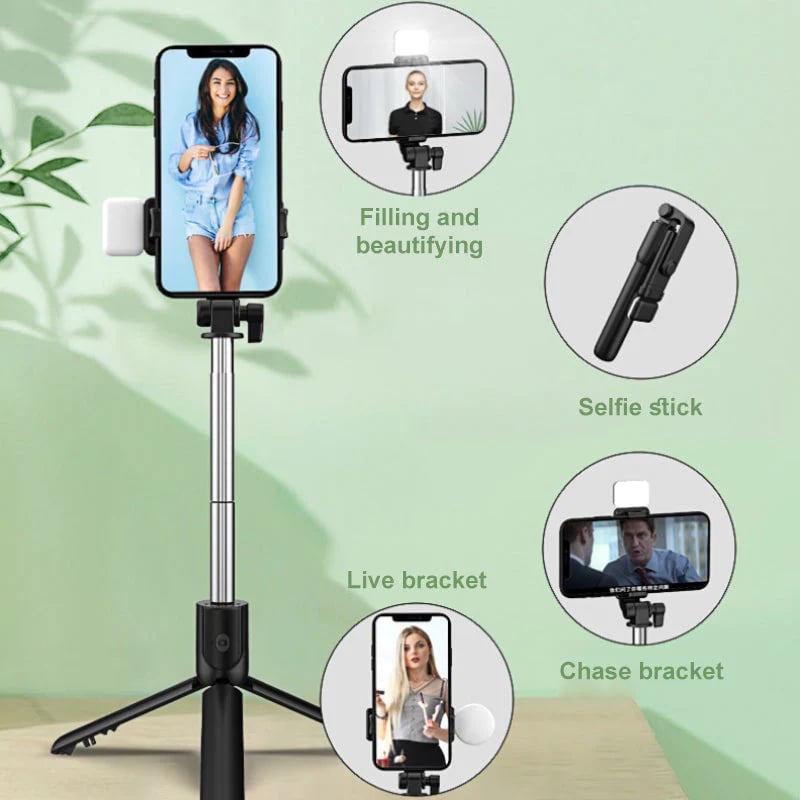 💝MOTHER'S DAY SALE-50% OFF🌟6 In 1 Wireless Bluetooth Selfie Stick - BUY 2 FREE SHIPPING