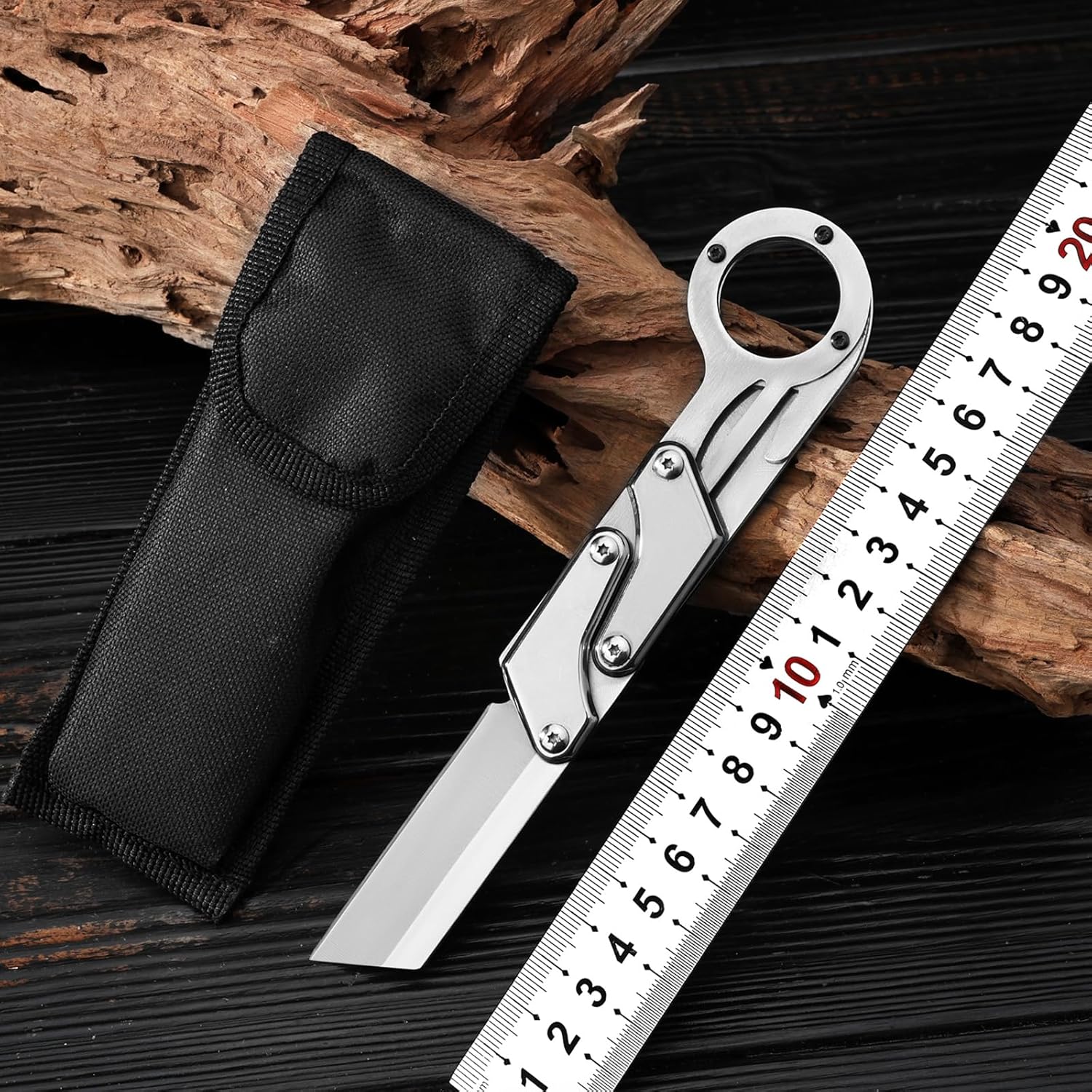 🔥Hot Sale 49% OFF🔪7 Inch Unique  All Steel Folding Knife