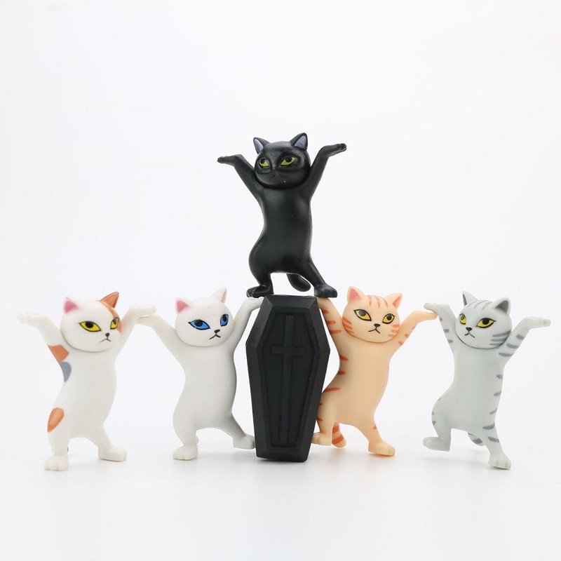 (Spring Hot Sale- 50%OFF)Carrying A Coffin Cat Pen Holder(5 cats with a coffin)