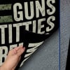 🎁Guns Titties Beer & Freedom - Funny Drinking USA Flag🍻