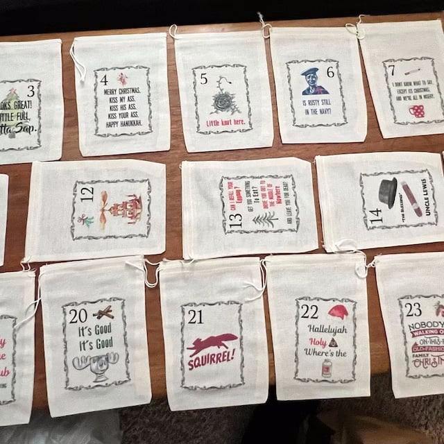 🎅Advent Calendar Bags | Countdown to Christmas