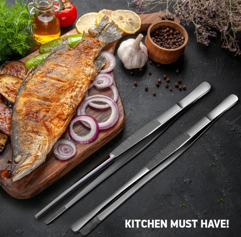 🔥Last Day Promotion 70% OFF🔥Non-Slip Kitchen Tweezers(2 Pcs)