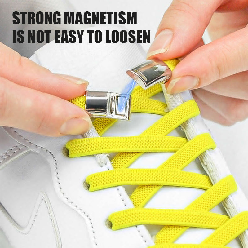 (🔥BUY MORE SAVE MORE🔥)Magnetic Lazy Shoelace Metal Buckle