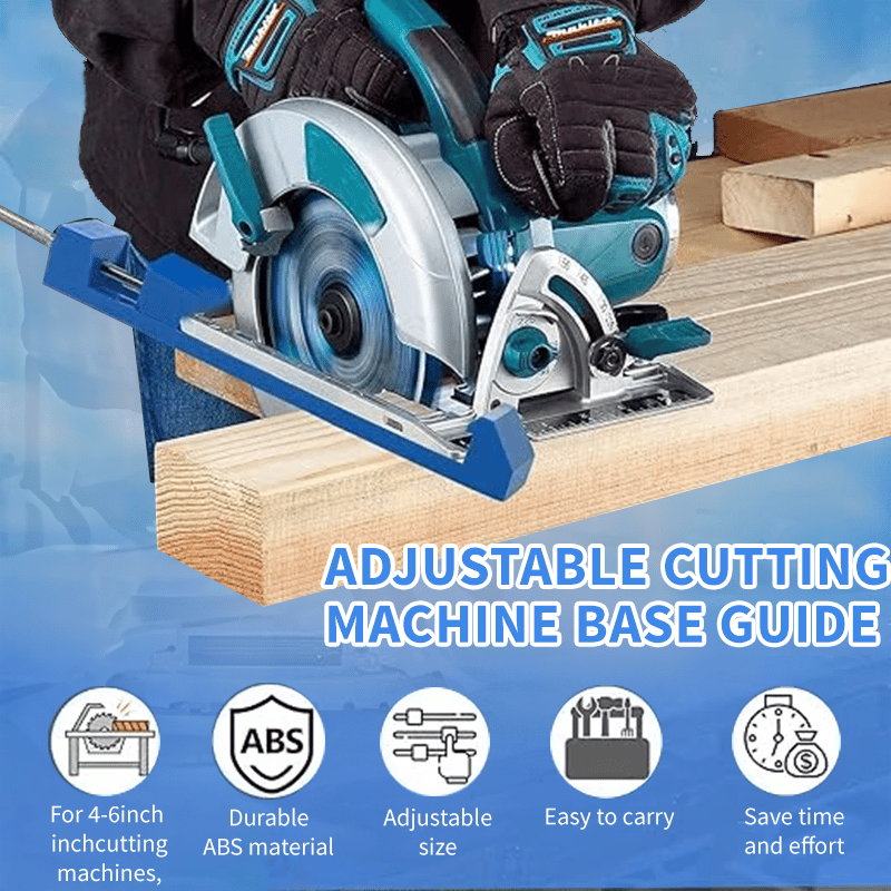 🎁TikTok Last Day Sale - 70% OFF🔥Adjustable Cutting Machine Base Guide⚒️