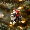 🎅Santa And Dog Hanging Ornament