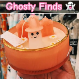 🔥Limited time discounts-🔥🔥Pink ghost candles, Halloween themed candles