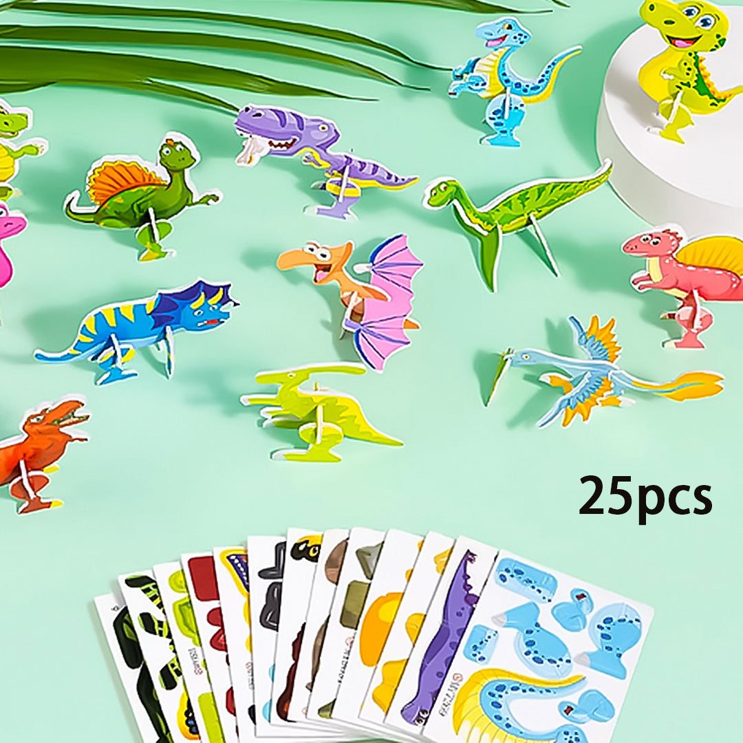 🔥Hot Sale 70% OFF🦖Educational 3D Cartoon Puzzle🔥Buy 3 Save 20% & Free Shipping