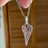 ✝️100% Handmade Silver Cross Healing Heart(𝐉𝐨𝐧 𝐇𝐚𝐦𝐛𝐥𝐢𝐧 𝐇𝐚𝐧𝐝𝐦𝐚𝐝𝐞®)