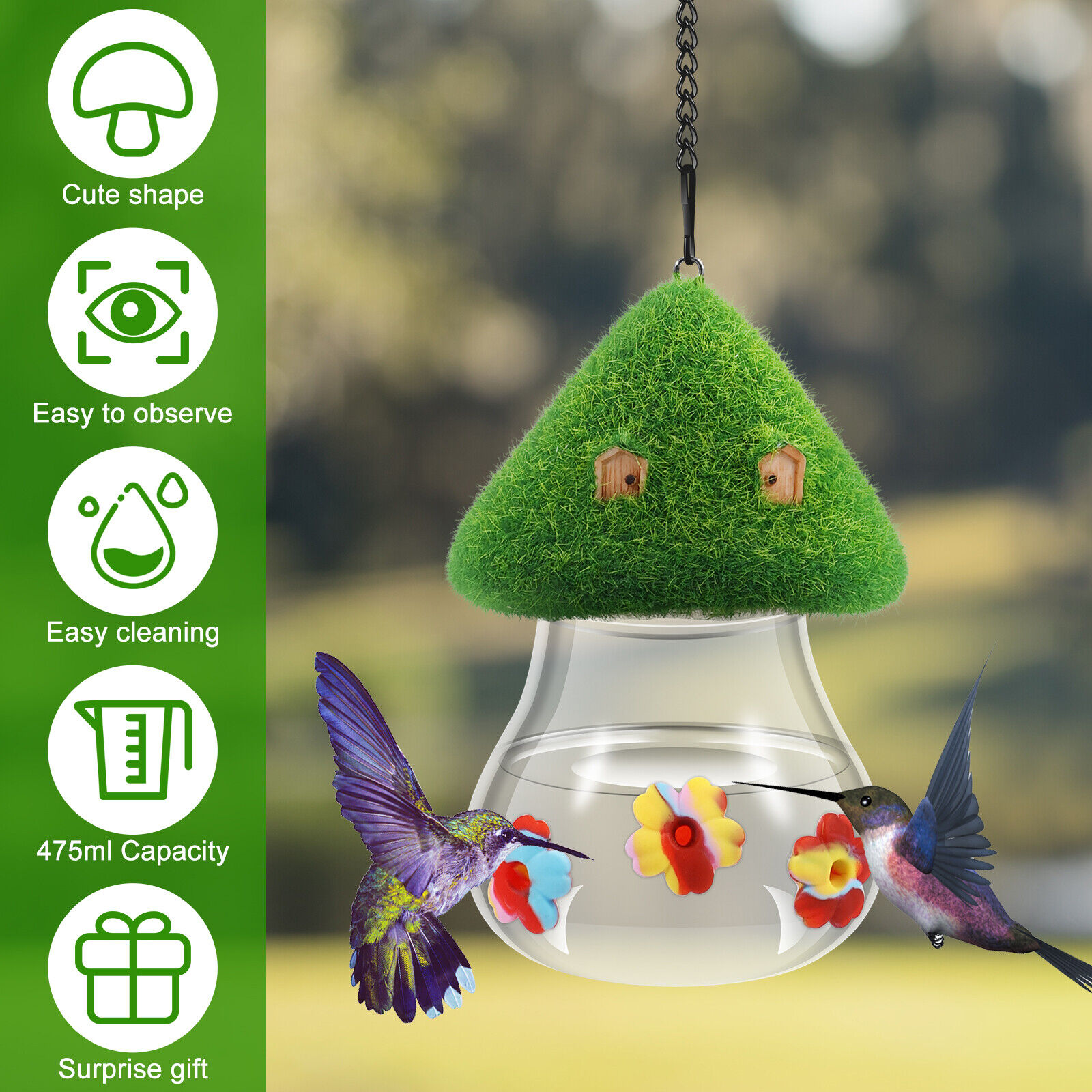 (🔥Last Day Promotion - 50% OFF) Hummingbird Water Feeders for Outdoors Hanging Bird Water Feeder