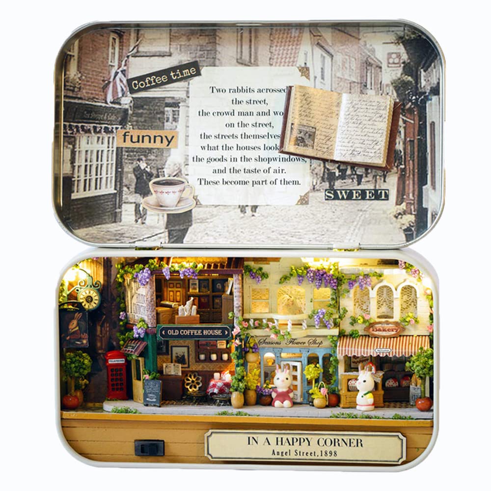 💥LAST DAY SALE 50% OFF💥Miniature Theater Box DIY Wooden Dollhouse Kit⚡BUY 2 FREE SHIPPING