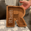 (🔥Summer Hot Sale Now-50% Off) Personalized Wooden Letter Piggy Bank - Buy 2 Get EXTRA 10% OFF & FREE SHIPPING