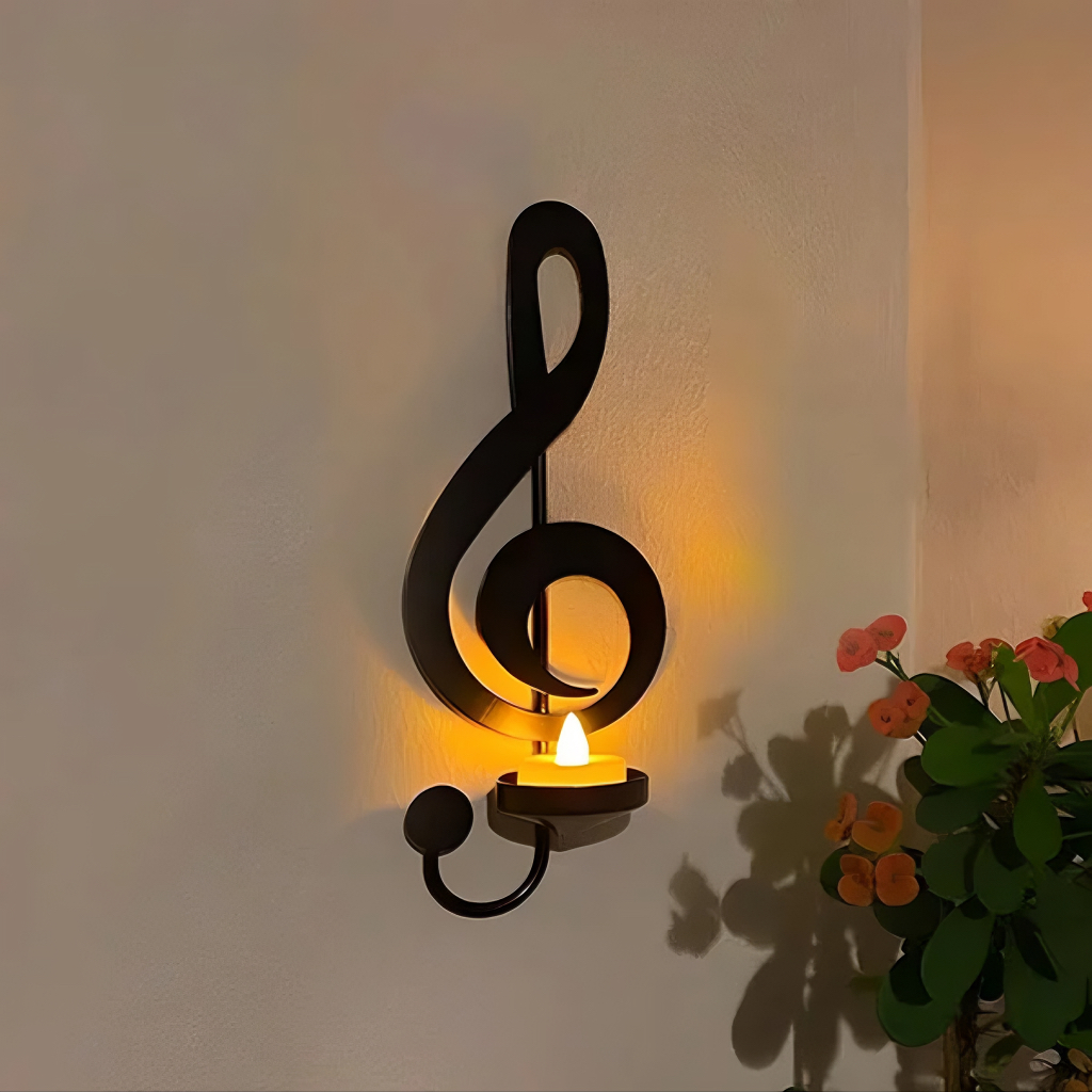 🔥Last Day Promotion 50% OFF🔥 Metal Candle Holders Musical Symbol