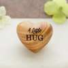 Little Pocket Hug Wooden Heart Token--Miss You Note, Isolation Gift for Someone You Love