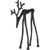 🎅Christmas bestsellers 🦌2 PC Black Reindeer Statues Christmas Decorations Set
