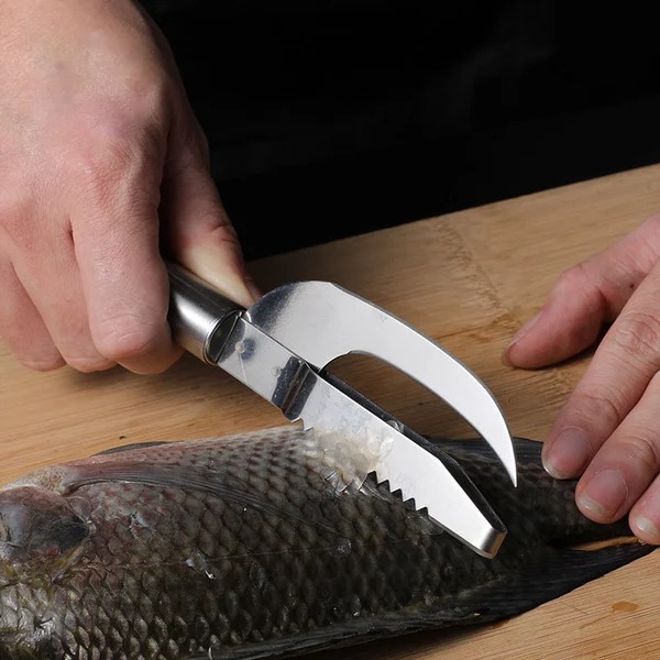 (Last Day Promotion - 50% OFF) Stainless Steel Scale Planer Fish Scraper, Buy 3 Get 2 Free & Free Shipping