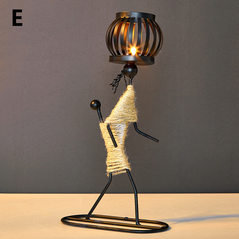 (🔥Last Day Promotion - 50% OFF) Vintage Metal Candle Holders