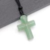 ✝️100% Handmade Natural Crystal Cross Necklace