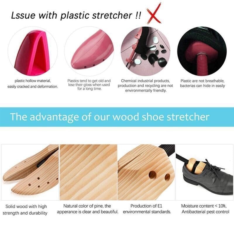 🔥Last Day Promotion 50% OFF🔥 Wooden Shoe Stretcher( Buy 2 Free Shipping)