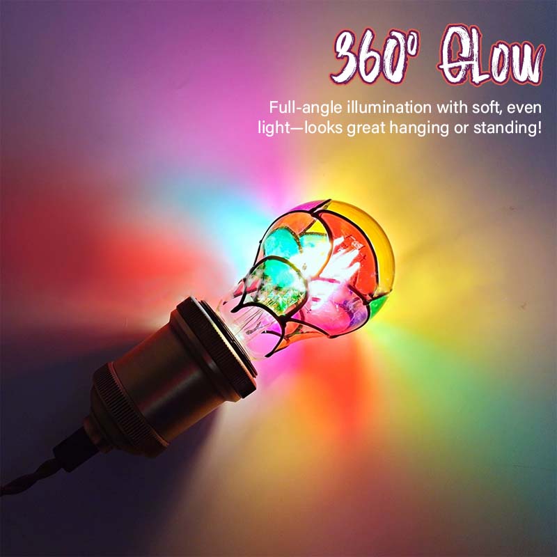 ✨Letzter Tag 49 % Rabatt🔥Handbemalte DIY bunte dekorative Glühbirne
