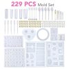 (LAST DAY PROMOTIONS- SAVE 50% OFF) DIY Silicone Crystal Jewelry Mold Set