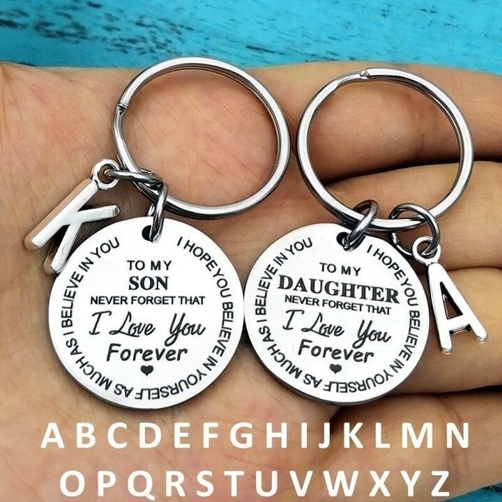 🎁2024 New Year Hot Sale🎁49% OFF⇝💓 （ Best Father Mother Gift）My Son / Daughter I Love You Forever Keychain