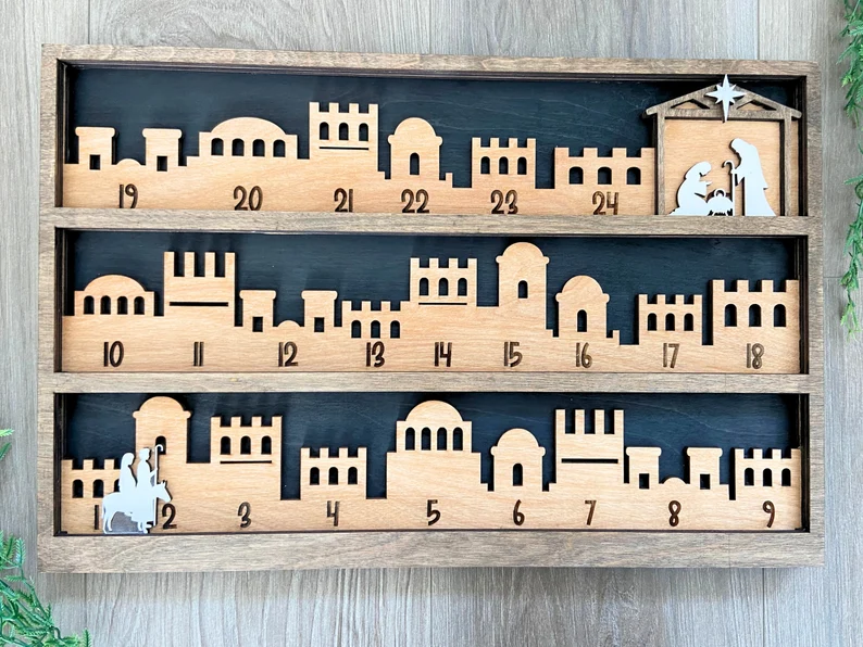 🌲Early Christmas Sale 50% Off🌲Nativity Advent Calendar, Buy 2 Free Shipping