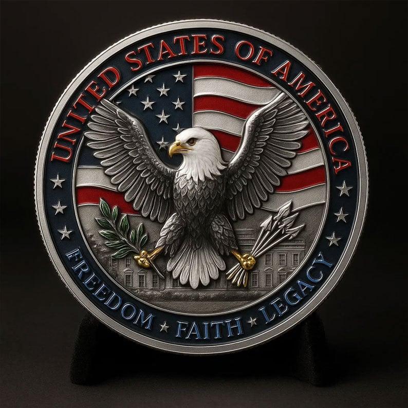 🙏60% OFF For Charlie's Fans - 🎗️🕊️Charlie Kirk Memorial Coin