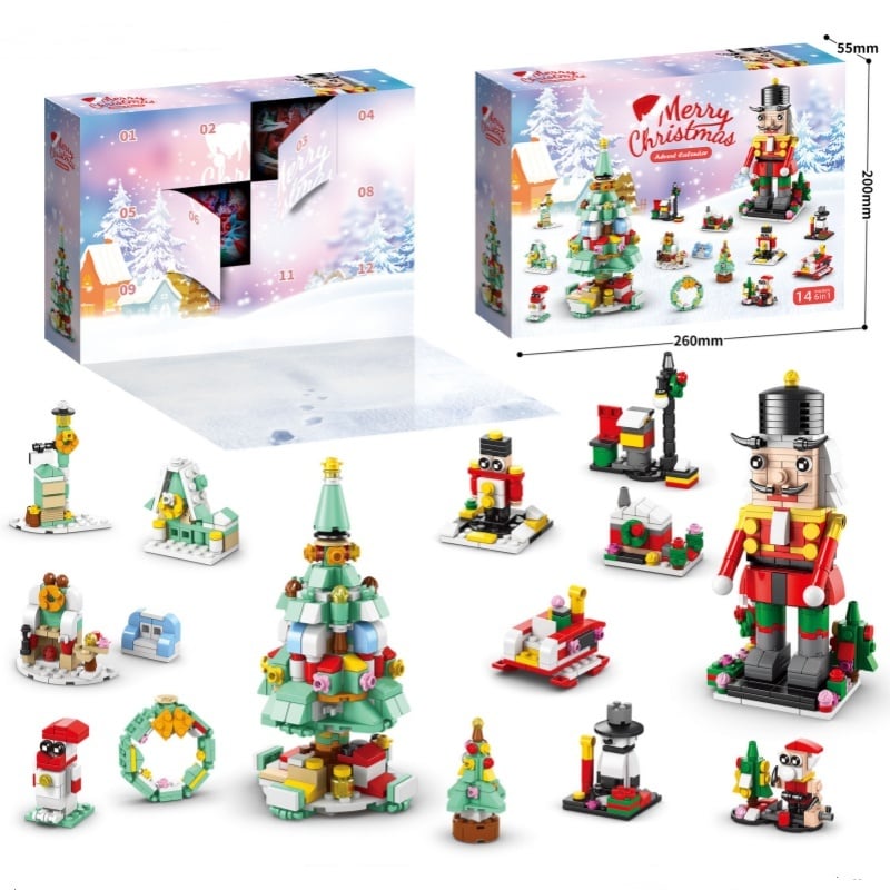 TikTok Last Day Promotion -70% OFF🎉Advent Calendar 2024 Christmas Building Toy Set for Kids