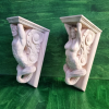 Mermaid and Merman Corbels