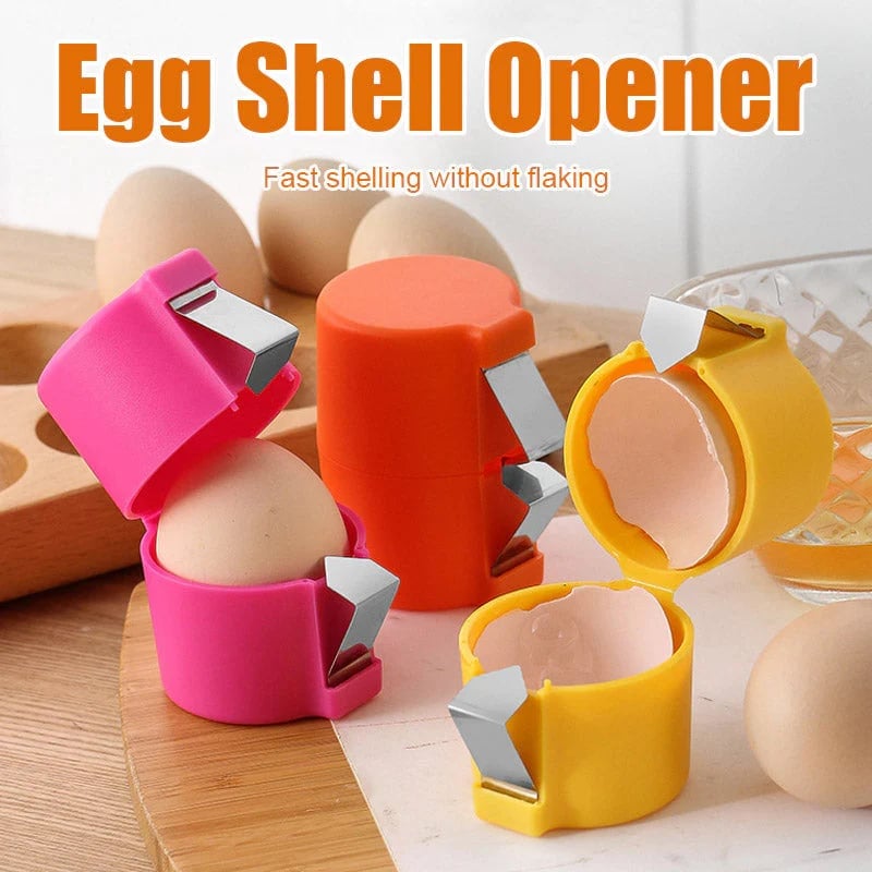 49% OFF🥚Efficient Egg Cracking Tool, Handy Egg Separator🍳