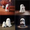 🔥👻2024 Halloween Cute Ghost Statuet