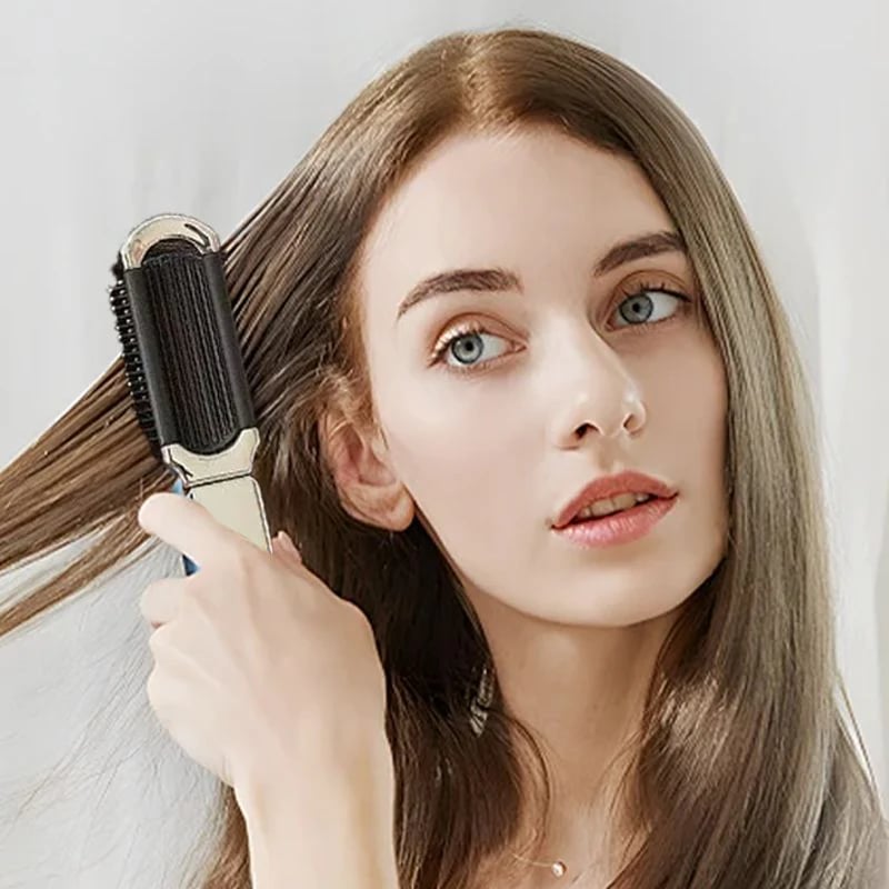 🍂TikTok Fall Mega Sale - 70% OFF🎉Portable Mini Air Cushion Comb with Removable Mirror