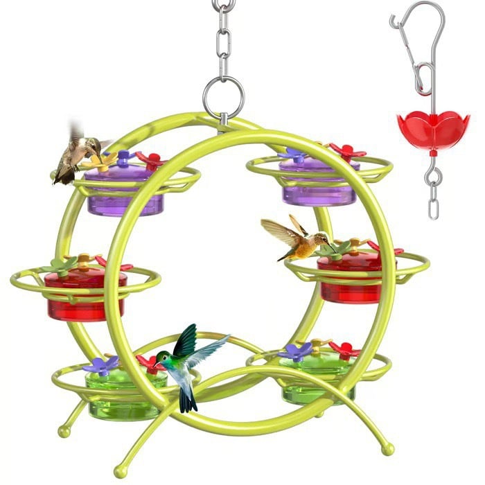 💥LAST DAY SALE 50% OFF💥Pinwheel-Shaped Outdoor Hummingbird Feeder⚡BUY 2 FREE SHIPPING