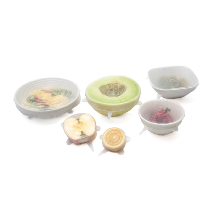(🎅Early Xmas Sale - Buy 2 Get 1 Free) Reusable Stretch & Seal Silicone Lids, Set of 6