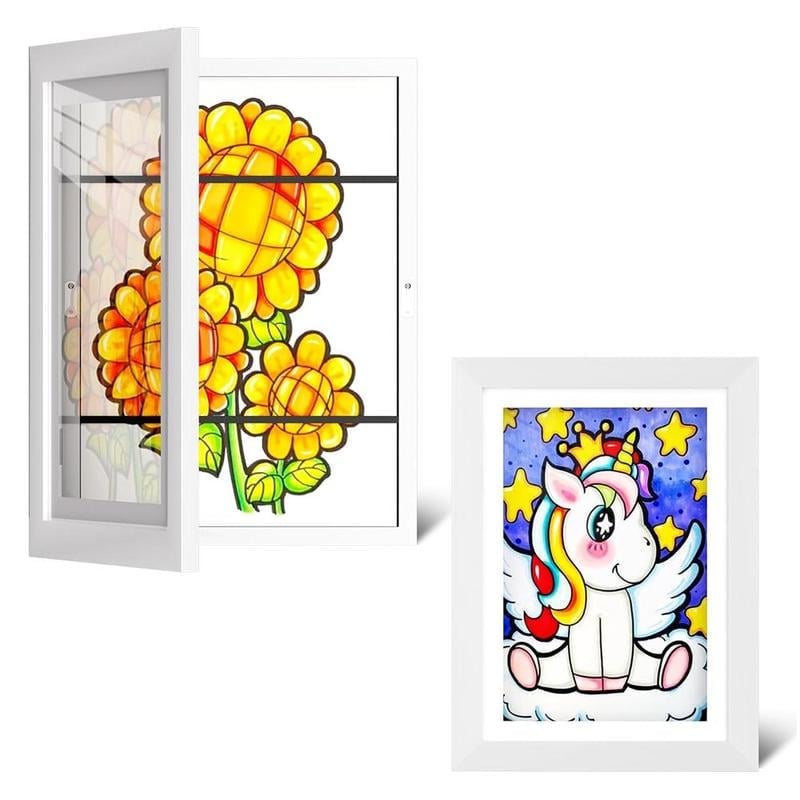 Magnetic Photo Frame, 1 Count Creative Children's Art Display Frame