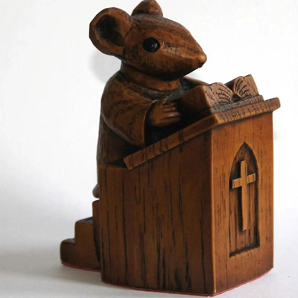 𝟏𝟎𝟎% 𝐇𝐚𝐧𝐝𝐦𝐚𝐝𝐞 Church Mouse - The Vicar in the Pulpit