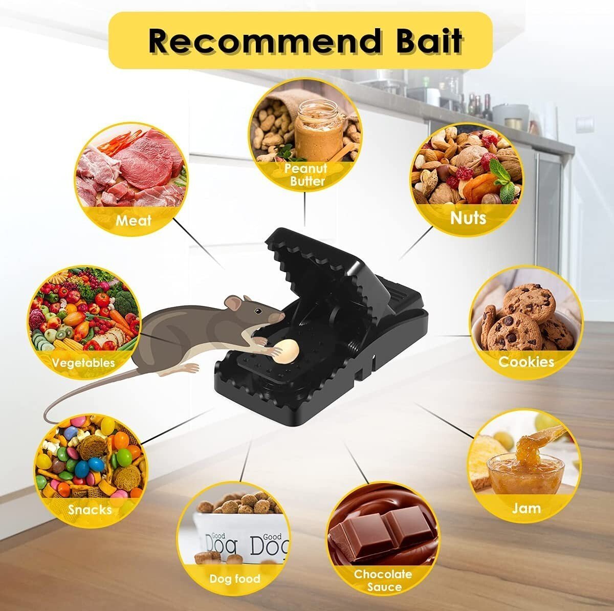 🔥(Last Day Promotion - Save 48% OFF)Highly Sensitive Reusable Mouse Trap ！！-🔥BUY MORE SAVE MORE🔥