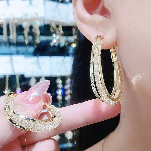 (🔥New Year Sale-50%OFF)Fashion Oval Earrings