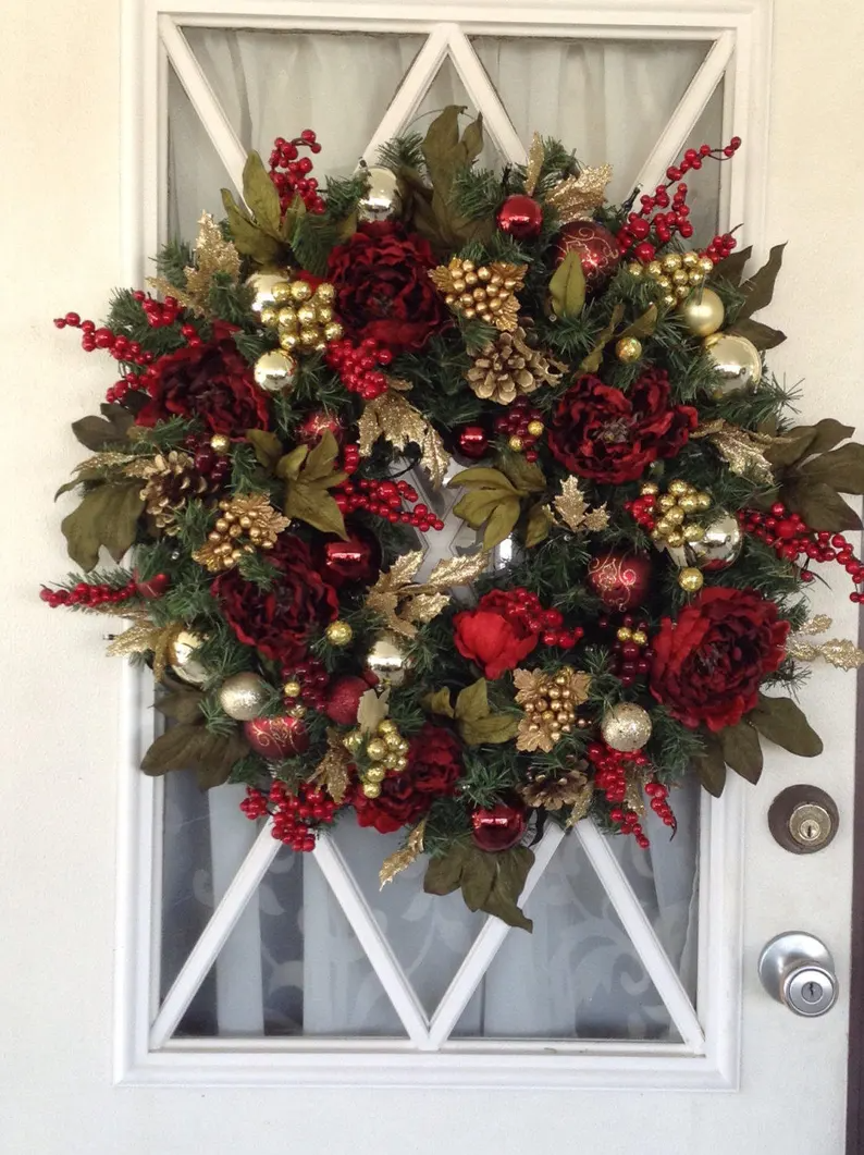 🎅Early Christmas Promotion - 49% OFF 🎄Handmade Winter Wonderland Pinecone Wreath