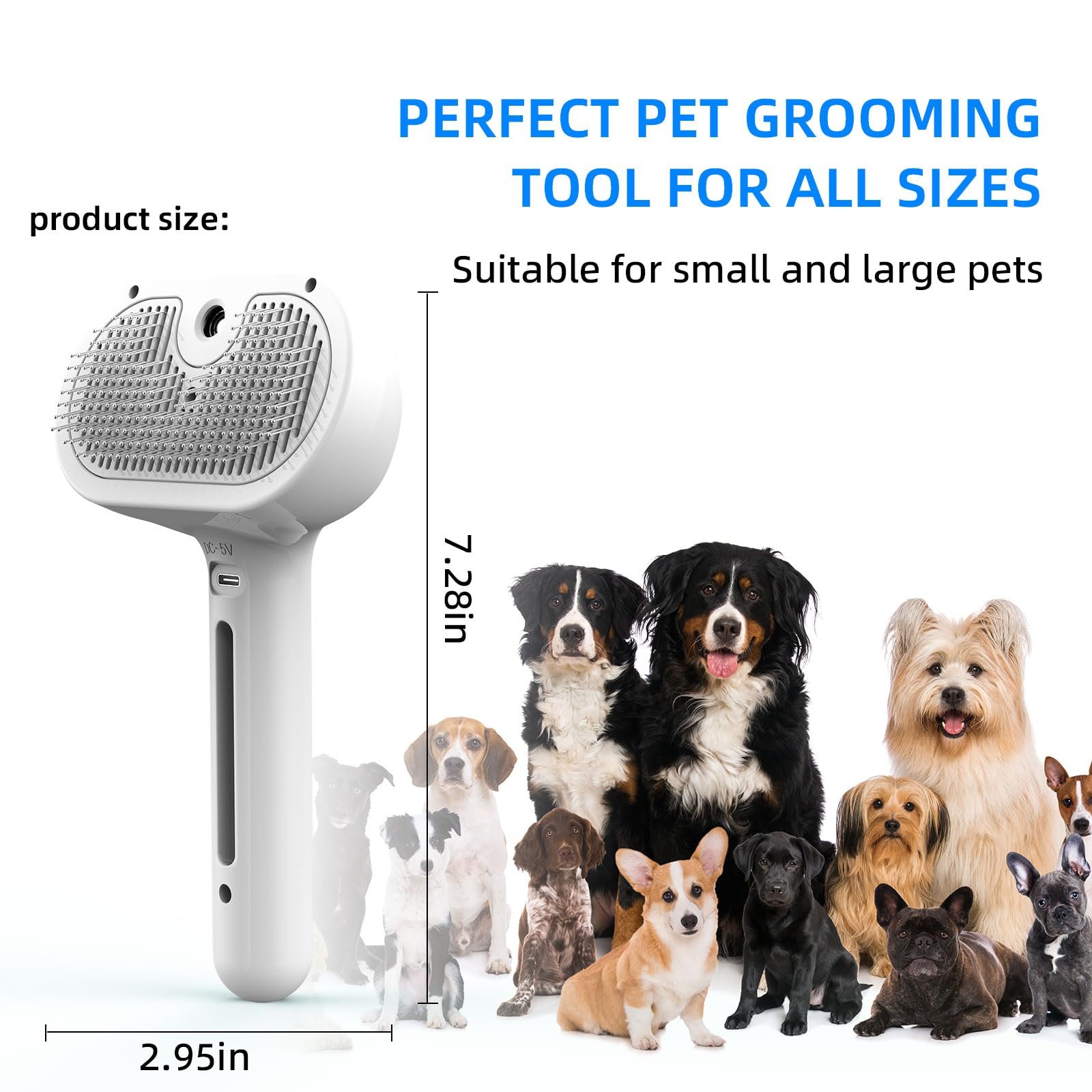 ✨Last Day 70% OFF💥Pet Spray Hair Removal Comb