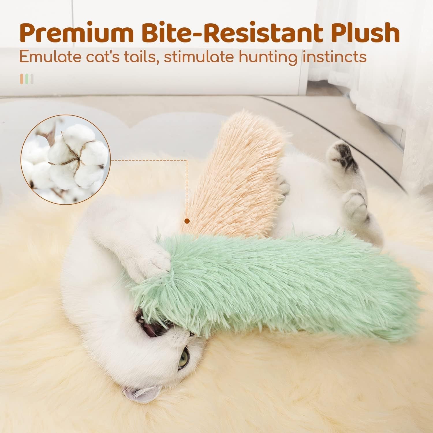 🔥Last Day 70% OFF🐾Crinkle Sound Catnip Toy-Buy 2 Get 1 Free