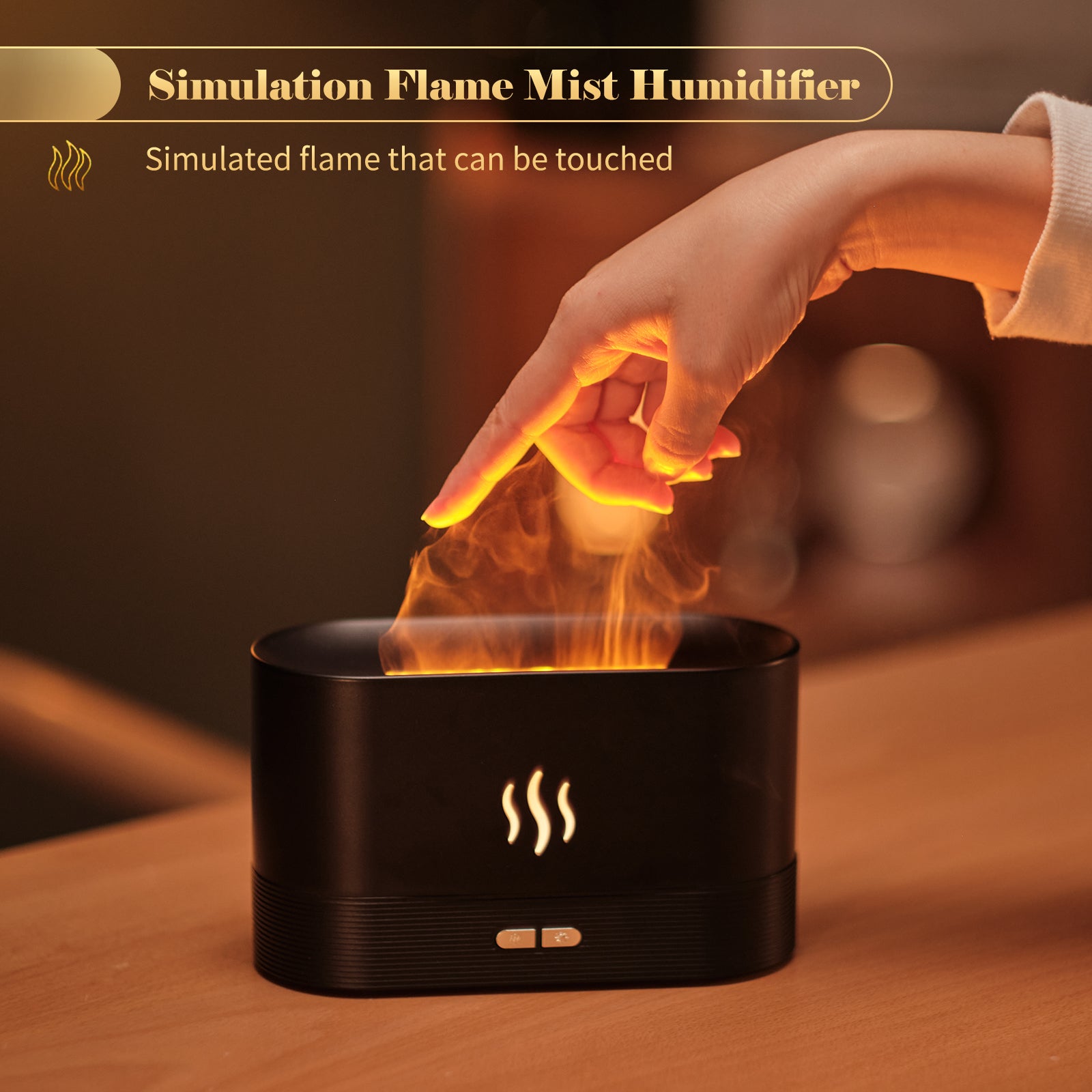 (🔥LAST DAY PROMOTION - SAVE 50% OFF)AromaFlame Humidifier