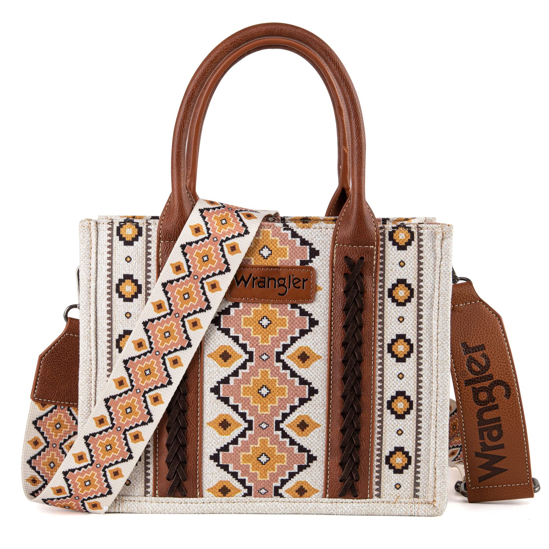 2023 Christmas Deal-Aztec Southwestern Dual-Sided Print Canvas Tote Crossbody Bag