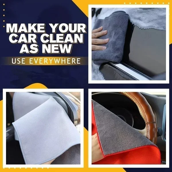 (🔥Last Day Promotion- SAVE 48% OFF)Car Microfiber Absorbent Towel--buy 5 get 5 free & free shipping（10pcs）