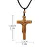 ✝️100% Handmade Jesus Cross Wooden Necklace(𝐉𝐚𝐜𝐤 𝐌𝐢𝐥𝐥𝐞𝐫 𝐇𝐚𝐧𝐝𝐦𝐚𝐝𝐞®)