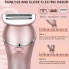 🔥Electric Epilator Hair Removal for Women 3 in 1 Shaver for Legs Arms Underarms Bikini Public Rechargeable-Buy 2 Free Shipping